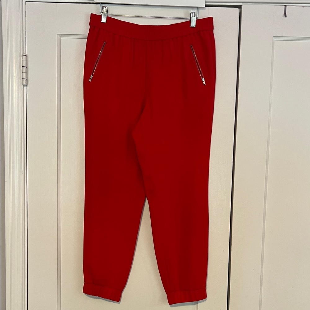 J. Crew Women's Turner Red Jogger Trousers